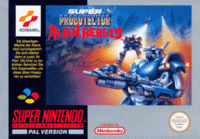 Super Probotector: Alien Rebels PAL Super Nintendo  box art